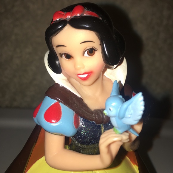 VINTAGE VINYL AUTH DISNEY SNOW WHITE BANK MINT - Picture 3 of 16